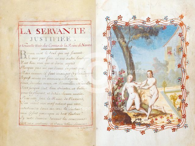 Illustration to Contes et Nouvelles by Jean de La Fontaine, Between 1750 and 1775.
