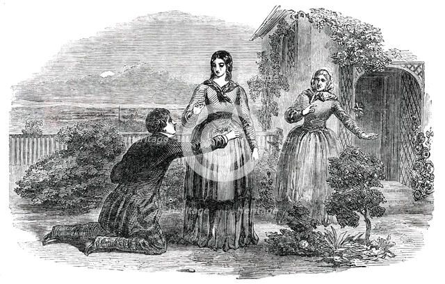 Illustration to "Fred Holdersworth; or, Love and Pride", by Thomas Miller, 1850. Creator: Unknown.