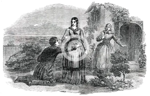 Illustration to "Fred Holdersworth; or, Love and Pride", by Thomas Miller, 1850. Creator: Unknown.