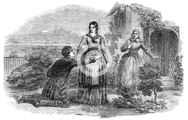 Illustration to "Fred Holdersworth; or, Love and Pride", by Thomas Miller, 1850. Creator: Unknown.