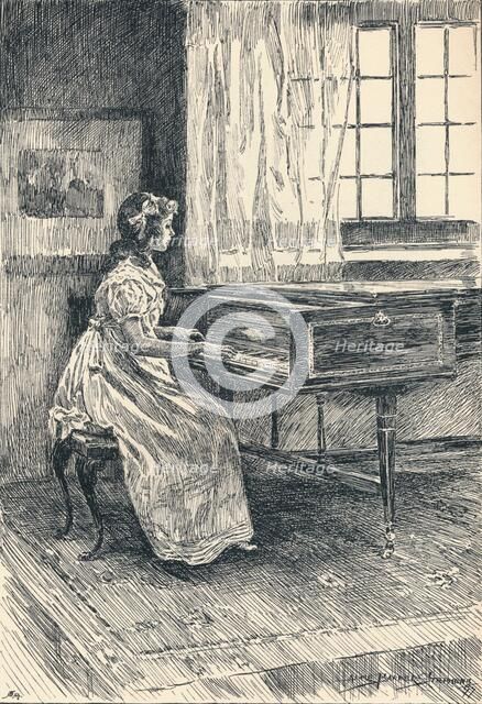 'Illustration to John Halifax, Gentleman', c1897. Artist: Alice Barber Stephens.