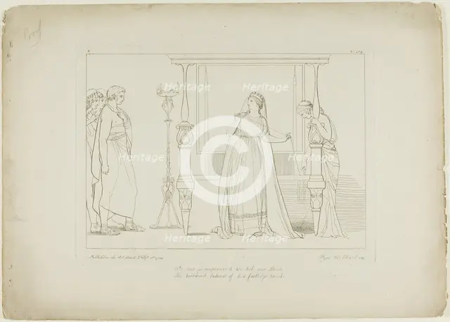 Illustration to Pope's Odyssey, 1793. Creator: Tommaso Piroli.