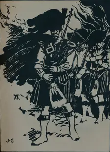 Illustration to Riccardo Stephens's Ballad, Hell's Piper c1912. Artist: James Cadenhead