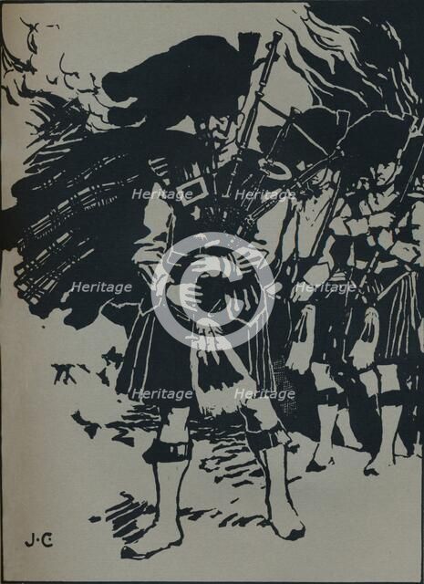 'Illustration to Riccardo Stephens's Ballad, Hell's Piper', c1912. Artist: James Cadenhead.