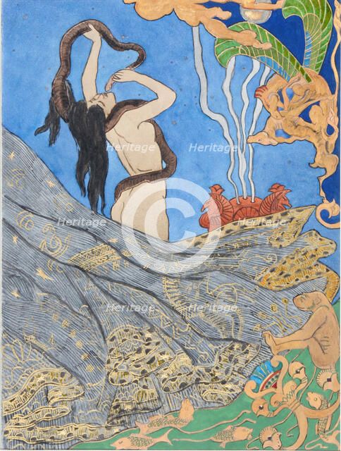 Illustration to "Salammbô" by Gustave Flaubert, 1893. Creator: Prouvé, Victor (1858-1943).