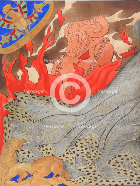 Illustration to "Salammbô" by Gustave Flaubert, 1893. Creator: Prouvé, Victor (1858-1943).