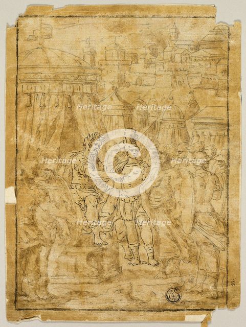 Illustration to Scene from the Liberation of Jerusalem (Gerusalemme Liberata), 1585/90. Creator: Unknown.