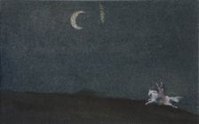 Illustration to The Tale of the Dead Princess and the Seven Knights. Artist: Malyutin, Sergei Vasilyevich (1859-1937)