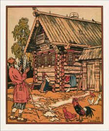 Illustration to the The Tale of the Fisherman and the Fish, 1933. Artist: Bilibin, Ivan Yakovlevich (1876-1942)