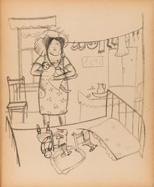Illustration to the book Children's Island by Sasha Chorny, 1921