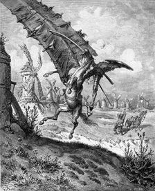 Illustration to the book "Don Quixote de la Mancha" by M. de Cervantes, 1863. Creator: Doré, Gustave (1832-1883)