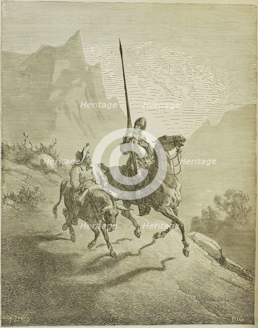 Illustration to the book Don Quixote de la Mancha by M. de Cervantes, 1863. Artist: Doré, Gustave (1832-1883)
