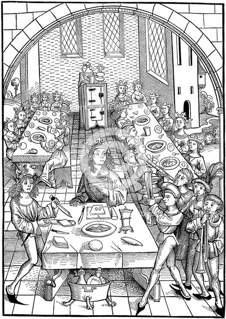Illustration to the book Schatzkammer, 1490-1491. Artist: Wolgemut, Michael (1434-1519)