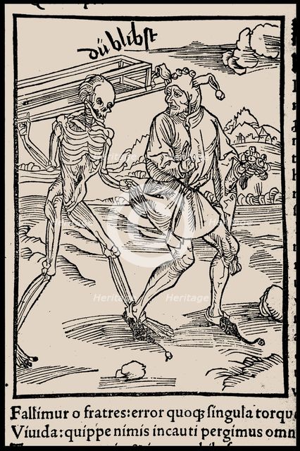 Illustration to the book "Ship of Fools" by Sebastian Brant, 1497. Creator: Anonymous.