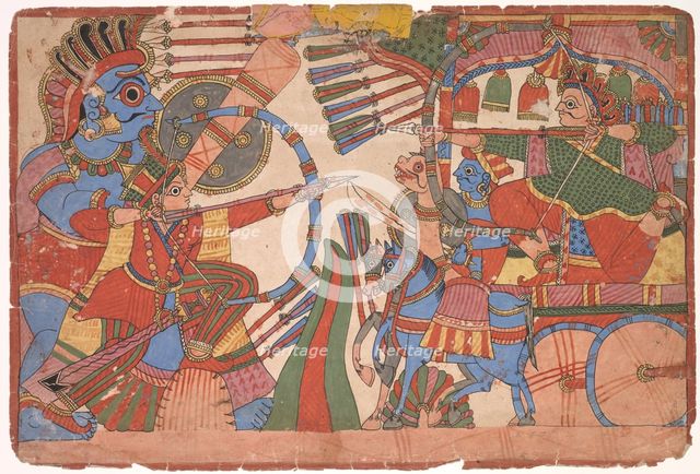Illustration to the Mahabharata, c. 1800. Creator: Unknown.