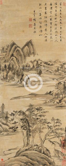 Illustration to the Poem by Lin Hejing, Early 17th cen. Creator: Dong Qichang (1555-1636).