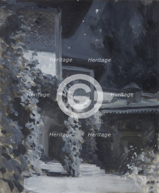 Illustration to the poem The Fountain of Bahçesaray by A. Pushkin. Artist: Korovin, Konstantin Alexeyevich (1861-1939)