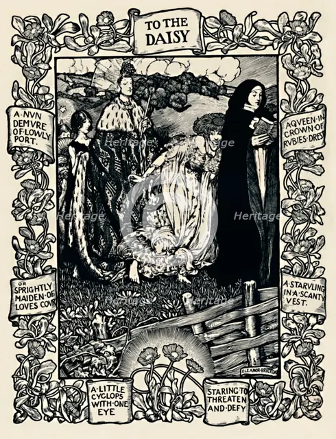 'Illustration to Wordsworth's Poem To The Daisy, No. 2', 1923. Artist: Eleanor Fortescue-Brickdale.