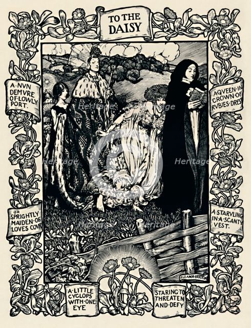 'Illustration to Wordsworth's Poem To The Daisy, No. 2', 1923. Artist: Eleanor Fortescue-Brickdale.