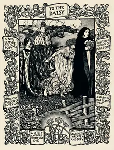 Illustration to Wordsworth's Poem To The Daisy, No. 2 1923. Artist: Eleanor Fortescue-Brickdale