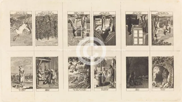 Illustrations to Fables & Tales by Gellert, Gleim, Hagedorn, Lichtwer and Pfeffel, 1793. Creator: Daniel Nikolaus Chodowiecki.