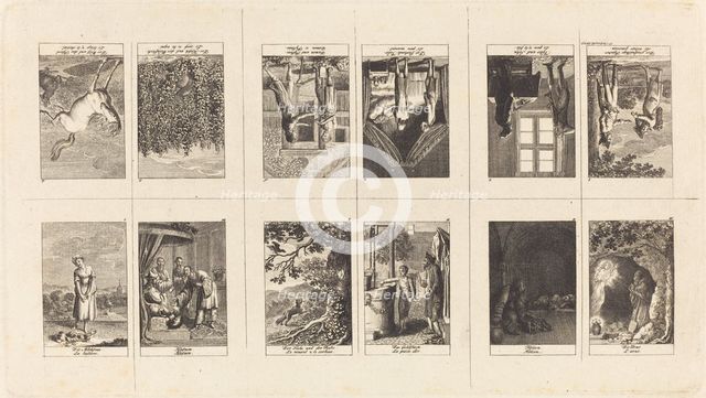 Illustrations to Fables & Tales by Gellert, Gleim, Hagedorn, Lichtwer and Pfeffel, 1793. Creator: Daniel Nikolaus Chodowiecki.