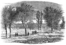 Illustrations of the War in Schleswig: the Chateau of Gravenstein, Sundewitt, the Prussian HQ, 1864. Creator: Unknown