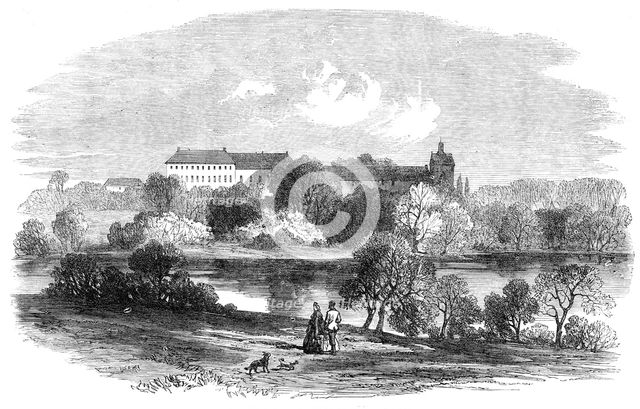 Illustrations of the War in Schleswig: the Châtteau of Augustenburg, Island of Alsen, 1864. Creator: Unknown.