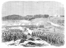 Illustrations of the War in Schleswig by our special artist: the Battle of Oversee, 1864. Creator: Unknown