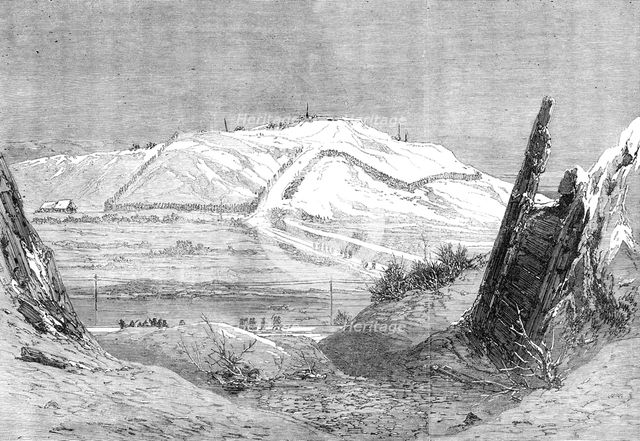 Illustrations of the War in Schleswig by our special artist: the Dannewerk, Redoubt No. 10, 1864. Creator: Unknown.