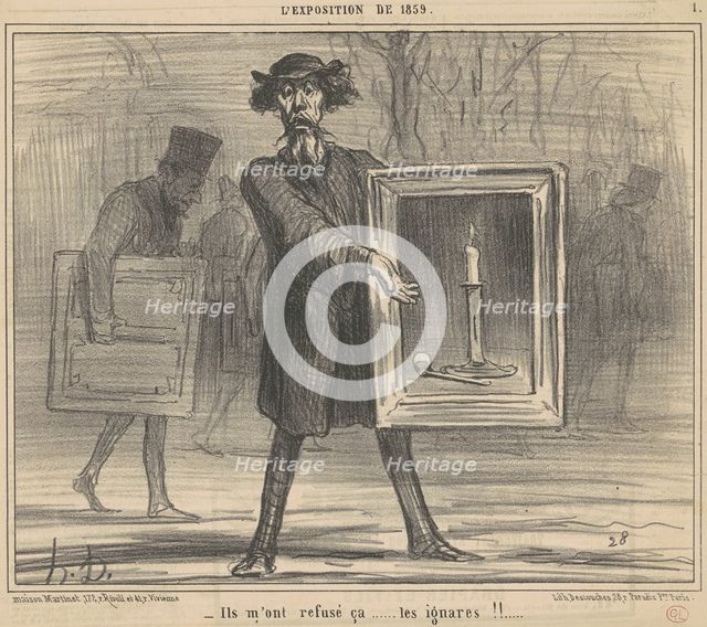 Ils m'ont refusé ca ..., 19th century. Creator: Honore Daumier.