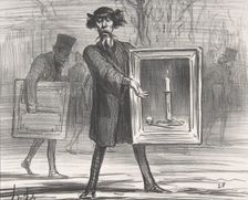 Ils m'ont refusé ça...les ignares!!, 1859. Creator: Honore Daumier