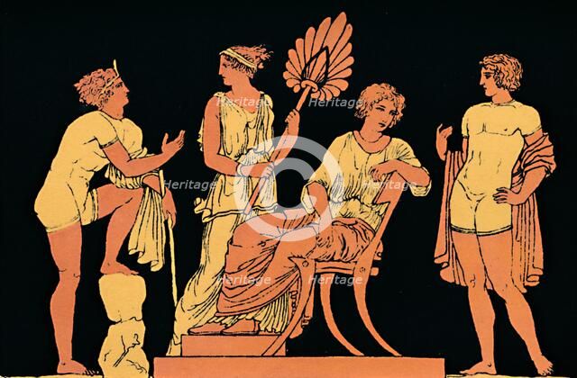 'Iphigenia and Orestes', 1880. Artist: Antique.