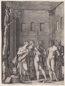 Iphigenia, ca. 1514-36. Creator: Agostino Veneziano