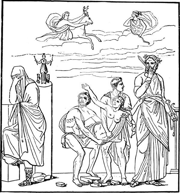 Iphigenia, daughter of Agamemnon, king of Mycenae, c1900. Artist: Unknown