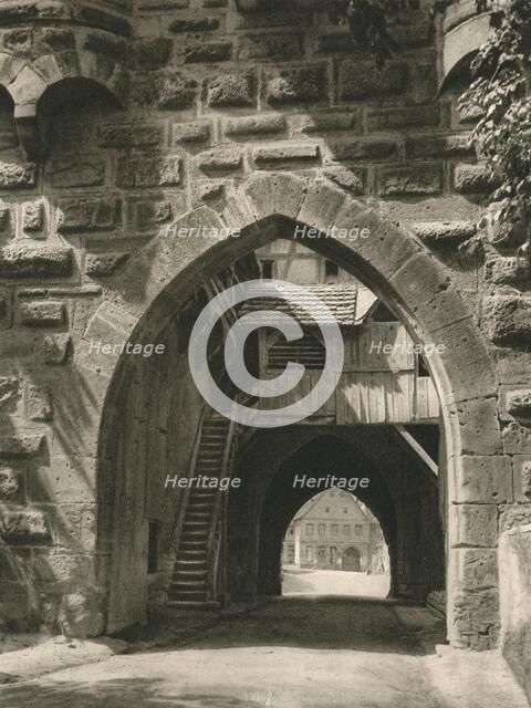 'Iphofen - Einersheimer Tor', 1931. Artist: Kurt Hielscher.