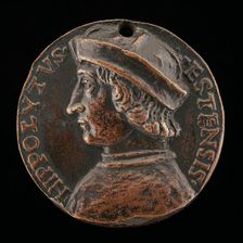 Ippolito d'Este, 1479-1520, Cardinal 1493, probably 1503. Creator: Unknown