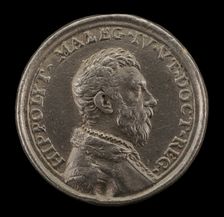 Ippolito Malaguzzi of Reggio Emilia, died 1596, Jurist, 1554. Creator: Pastorino Pastorini