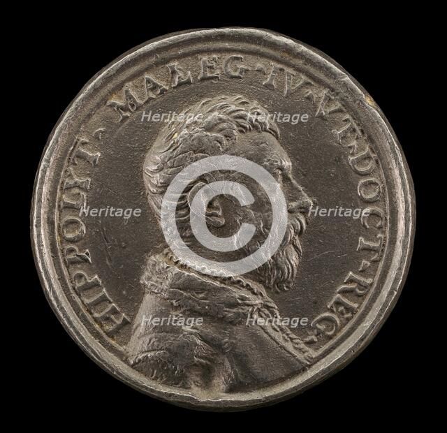 Ippolito Malaguzzi of Reggio Emilia, died 1596, Jurist, 1554. Creator: Pastorino Pastorini.