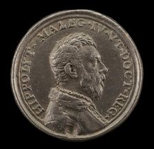 Ippolito Malaguzzi of Reggio Emilia, died 1596, Jurist, 1554. Creator: Pastorino Pastorini