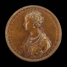 Ippolita Gonzaga, 1535-1563, Daughter of Ferdinando [obverse], 1552. Creator: Jacopo da Trezzo