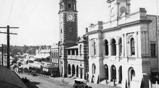 Ipswich Post Office, Old Ipswich Town Hall, School of Arts, Brisbane St, Ipswich, Queensland, 1928. Creator: Jack Bain