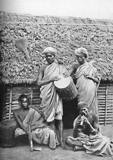 Irula men, India, 1902