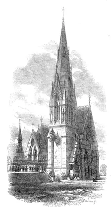 Irvine (United Presbyterian) Church, Ayrshire, 1864. Creator: Unknown