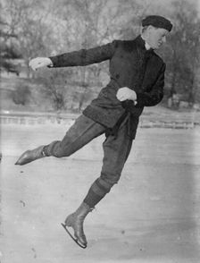 Irving Brokaw -- ice-skating, between c1910 and c1915. Creator: Bain News Service