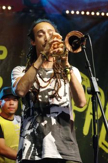 Irwin Hall, Love Supreme Jazz Festival, Glynde Place, East Sussex, 2015. Artist: Brian O'Connor