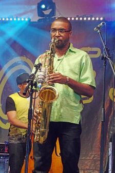 Irwin Hall, Love Supreme Jazz Festival, Glynde Place, East Sussex, 2015. Artist: Brian O'Connor