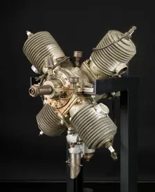 Irwin Meteor Model 72, X-4 Radial Engine, ca. 1926. Creator: Irwin Aircraft Company