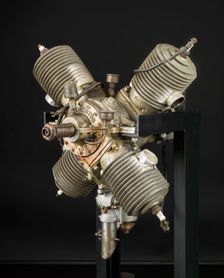 Irwin Meteor Model 72, X-4 Radial Engine, ca. 1926. Creator: Irwin Aircraft Company