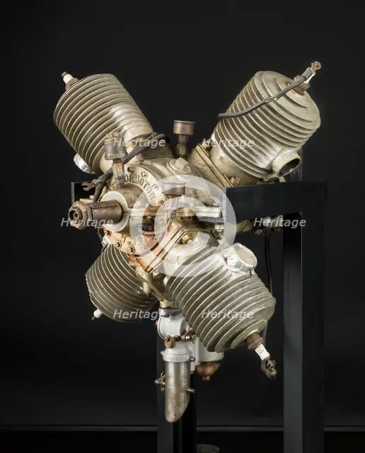 Irwin Meteor Model 72, X-4 Radial Engine, ca. 1926. Creator: Irwin Aircraft Company.